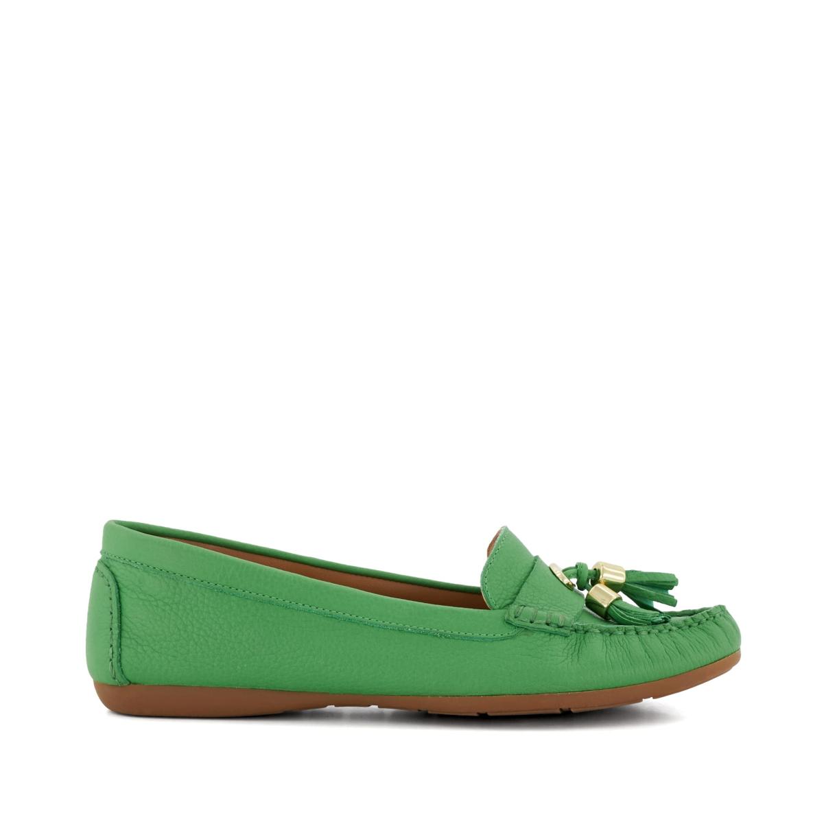 Women Dune London Garner - Green Flat Shoes - 1