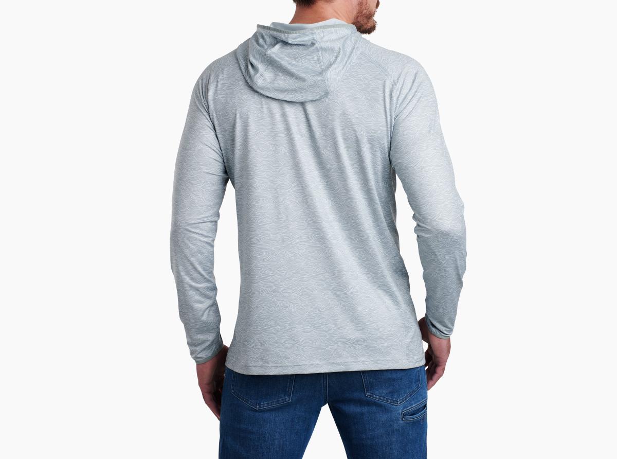 Kühl Harbor Grey Long Sleeves Men Discount Airkühl™ Printed Hoody - 1