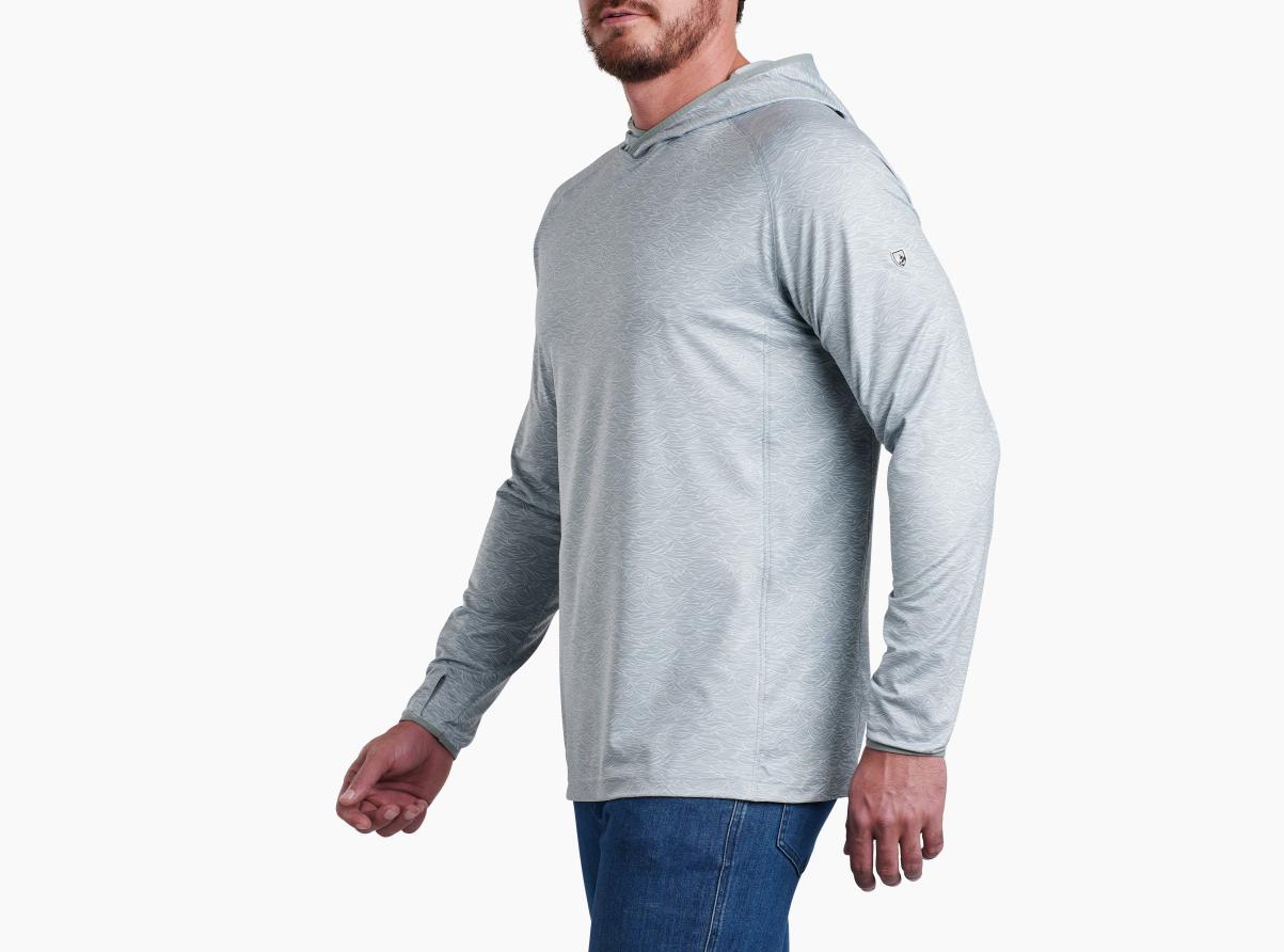 Kühl Harbor Grey Long Sleeves Men Discount Airkühl™ Printed Hoody - 2