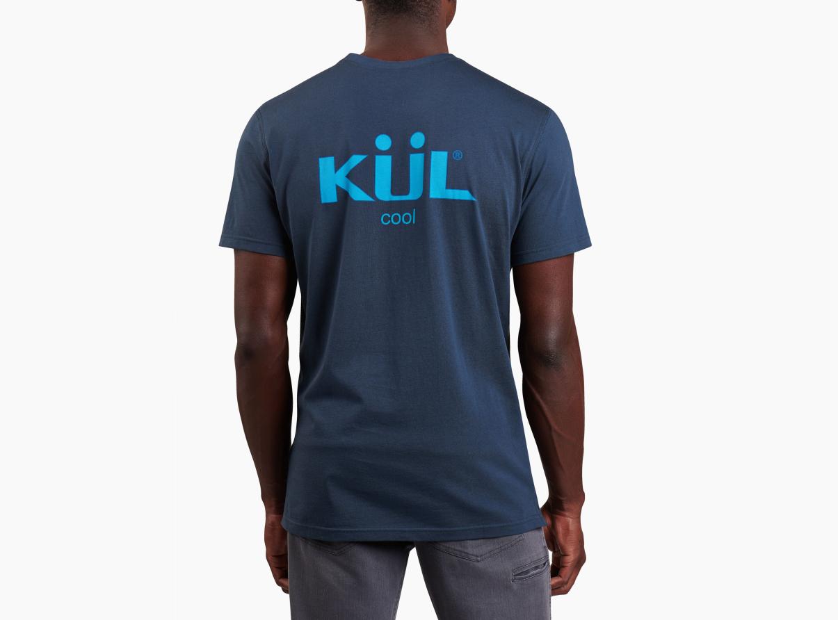Pirate Blue Trendy Men Short Sleeves Kül™ Logo T Kühl - 1