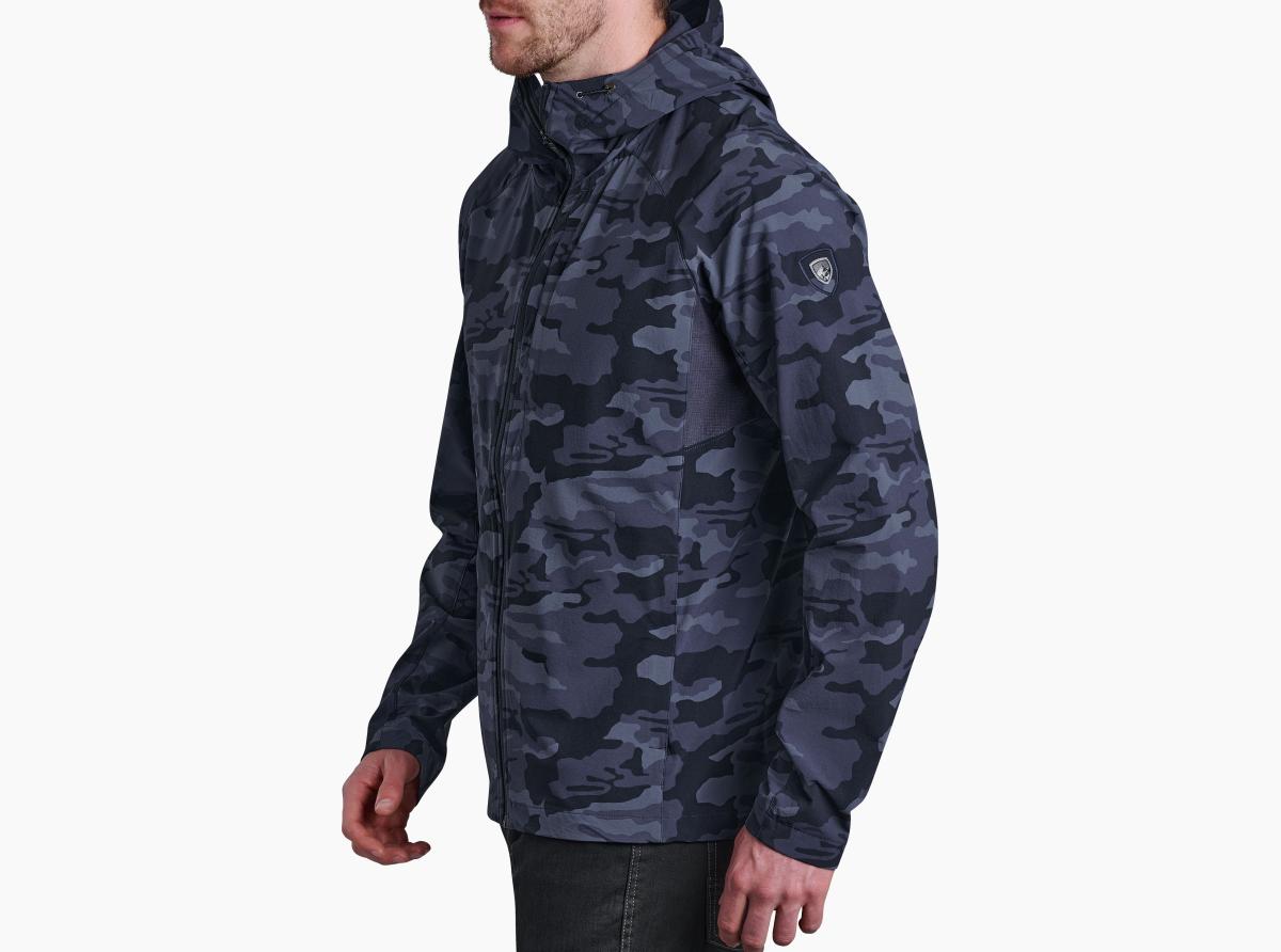 Men Transcendr® Hoody Dependable Blue Camo Kühl Coats & Jackets - 2