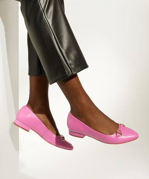 Women Hippy - Pink Flat Shoes Dune London