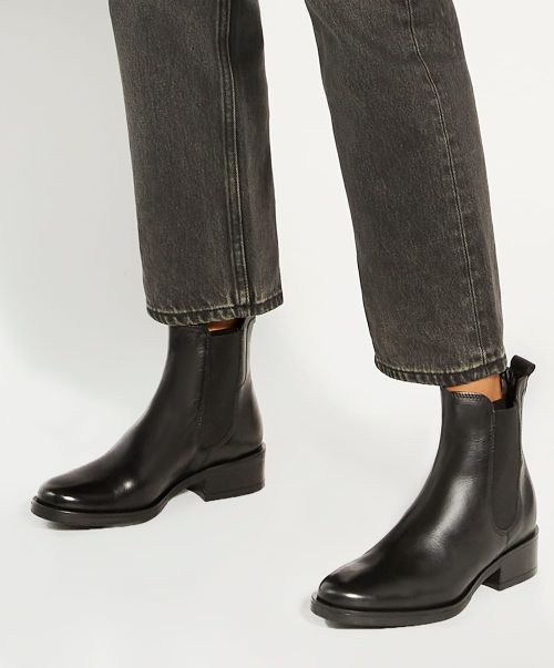 Dune London Panoramic - Black Women Ankle Boots
