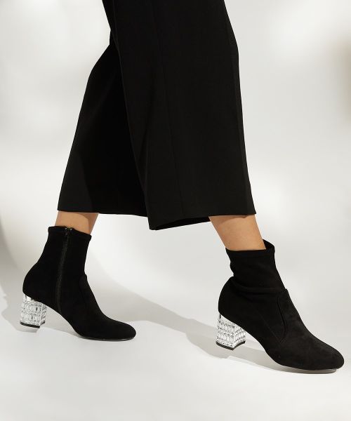 Women Optimal - Black Ankle Boots Dune London