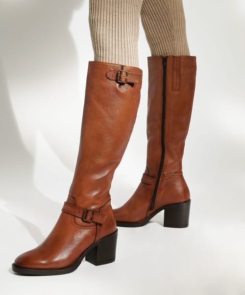 Women Trelise - Tan Dune London Knee High Boots
