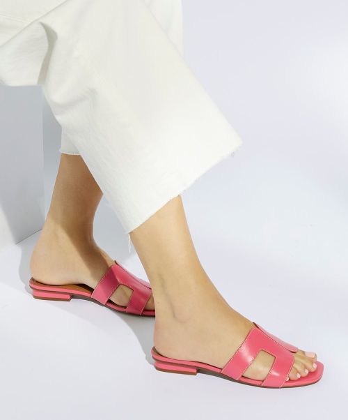 Loupe - Pink Dune London Women Flat Sandals