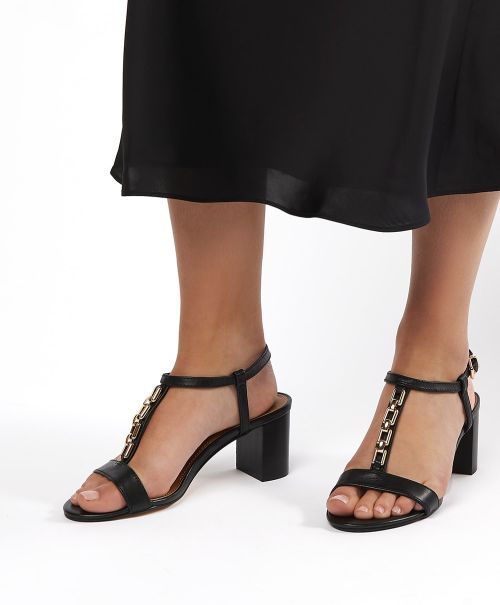 Heeled Sandals Just - Black Dune London Women