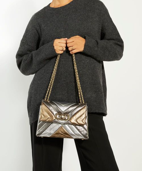 Regent - Silver Handbags Women Dune London