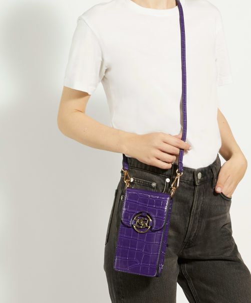 Women Styles - Purple Handbags Dune London