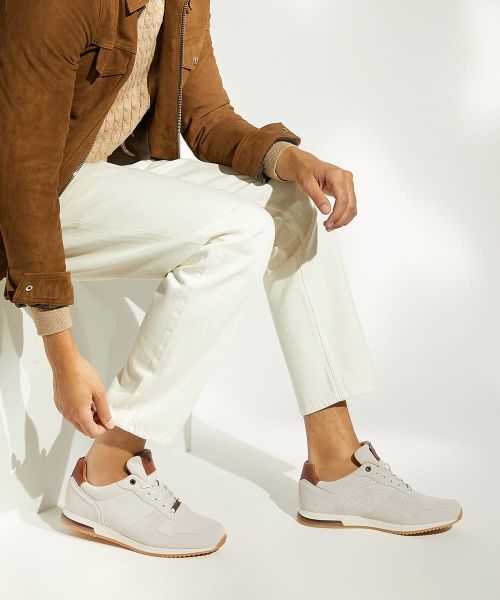 Men Trilogy - Off White Casual Shoes Dune London