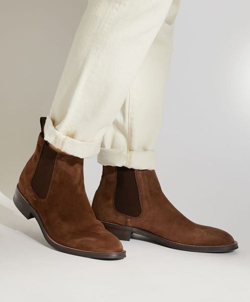 Men Dune London Masons - Brown Chelsea Boots