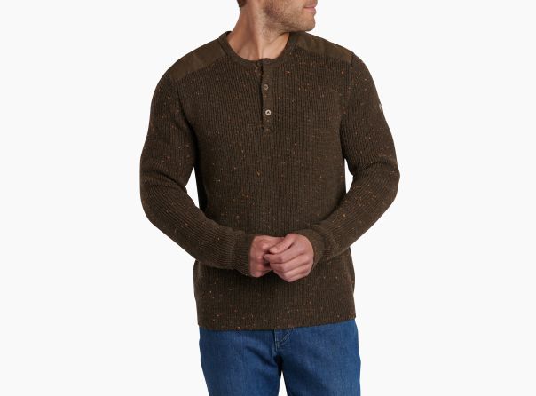 Long Sleeves Kastaway™ Sweater Kühl Chic Turkish Coffee Men