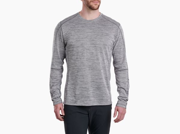 Cloud Gray Long Sleeves Kühl Men Made-To-Order Alloy™ Crew
