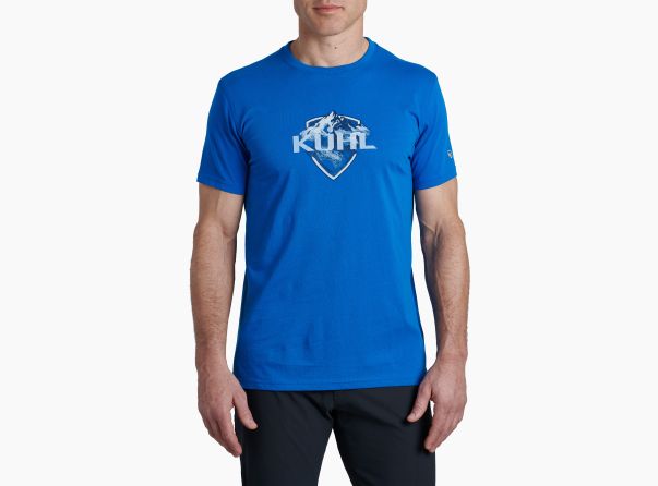 Rally Blue Kühl Cutting-Edge Men Born In The Mountains® T Short Sleeves
