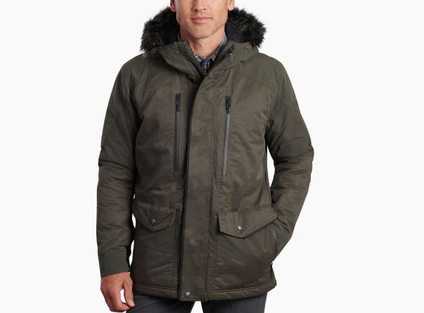 Kühl Men Dark Moss Coats & Jackets Ükon™ Fleece Lined Hoody Serene