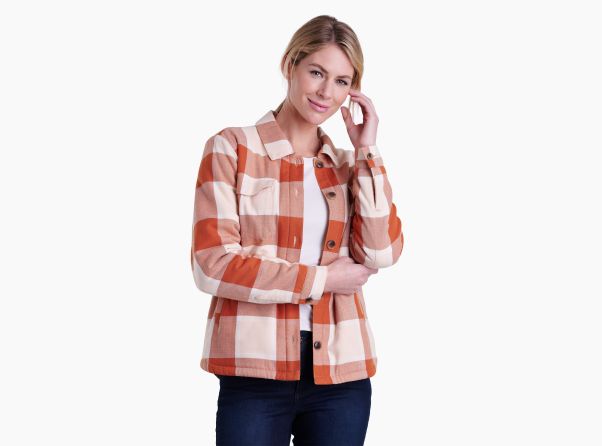 Fashion Long Sleeves Women Copper Kühl Ember™ Shirtjak